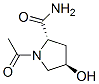 2-Pyrrolidinecarboxamide,1-acetyl-4-hydroxy-,(2S-trans)-(9CI)|