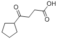 4-オキソ-4-シクロペンチル酪酸 化学構造式