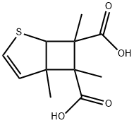 5,6,7-Trimethyl-2-thiabicyclo[3.2.0]hept-3-ene-6,7-dicarboxylic acid|