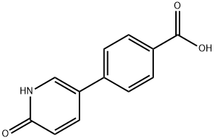 4-(2-Methoxypyridin-3-yl)benzoic acid Struktur