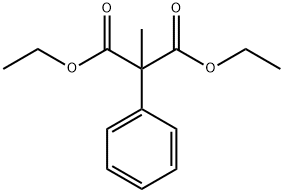 2-フェニル-2-メチルマロン酸ジエチル 化学構造式