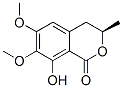 (R)-3,4-Dihydro-8-hydroxy-6,7-dimethoxy-3-methyl-1H-2-benzopyran-1-one 结构式