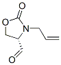 4-Oxazolidinecarboxaldehyde, 2-oxo-3-(2-propenyl)-, (4S)- (9CI) 化学構造式