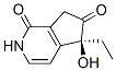 1H-Cyclopenta[c]pyridine-1,6(2H)-dione,5-ethyl-5,7-dihydro-5-hydroxy-,(5S)-(9CI) 化学構造式