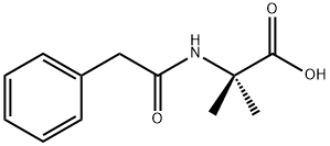 2-Methyl-N-(2-phenylacetyl)alanine Struktur