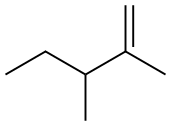 2,3-DIMETHYL-1-PENTENE Structure