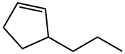 3-プロピル-1-シクロペンテン 化学構造式