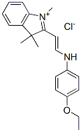 2-[2-[(4-ethoxyphenyl)amino]vinyl]-1,3,3-trimethyl-3H-indolium chloride|2-[2-[(4-ETHOXYPHENYL)AMINO]VINYL]-1,3,3-TRIMETHYL-3H-INDOLIUM CHLORIDE