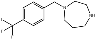 1-[4-(Трифторметил)бензил]хоМопиперазин структура