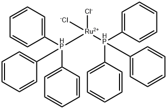 Dichloro(p-Cymene)tricyclohexylphosphineruthenium(II) 化学構造式