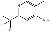 5-甲基-2-(三氟甲基)吡啶-4-胺,340809-48-5,结构式
