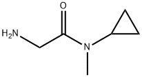 Acetamide, 2-amino-N-cyclopropyl-N-methyl- (9CI) Structure