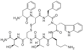 (D-PHE5,CYS6,11,N-ME-D-TRP8)-SOMATOSTATIN-14 (5-12) AMIDE