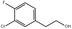 3-クロロ-4-フルオロフェネチルアルコール 化学構造式