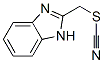 Thiocyanic acid, 1H-benzimidazol-2-ylmethyl ester (9CI) 化学構造式