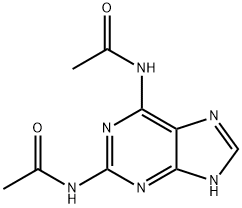 N,N'-1H-PURINE-2,6-DIYBIS ACETAMIDE Structure