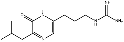 1-[3-[1,6-Dihydro-5-(2-methylpropyl)-6-oxopyrazin-1-yl]propyl]guanidine Structure