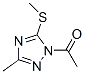 1H-1,2,4-Triazole, 1-acetyl-3-methyl-5-(methylthio)- (9CI)|