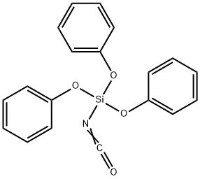 Silane, isocyanatotriphenoxy- 化学構造式