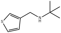 叔丁基(噻吩-3-基甲基)胺, 341008-35-3, 结构式