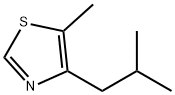 Thiazole,  5-methyl-4-(2-methylpropyl)- 结构式