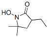 2-Pyrrolidinone, 3-ethyl-1-hydroxy-5,5-dimethyl- (9CI) Structure