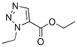 1H-1,2,3-Triazole-5-carboxylicacid,1-ethyl-,ethylester(9CI) 化学構造式