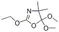 Oxazole, 2-ethoxy-4,5-dihydro-5,5-dimethoxy-4,4-dimethyl- (9CI) 化学構造式