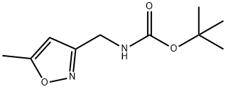 Carbamic acid, [(5-methyl-3-isoxazolyl)methyl]-, 1,1-dimethylethyl ester (9CI) Struktur