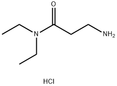 3-氨基-N,N-二乙基丙酰胺盐酸盐, 34105-56-1, 结构式