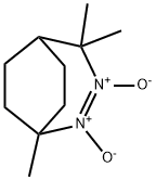 1,4,4-三甲基-2,3-二氮杂二环[3.2.2]壬烯-2-庚烯-2,3-二氧化物 结构式