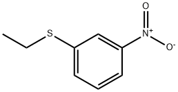 エチル3-ニトロフェニルスルフィド 化学構造式