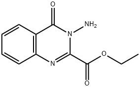 3-氨基-4-氧代-3,4-二氢喹唑啉-2-羧酸乙酯, 34127-27-0, 结构式