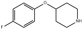 4-(4-FLUOROPHENOXY)PIPERIDINE Structure