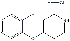4-(2-fluorophenoxy)piperidine(HCl) Structure