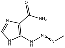 3-甲基(三氮杂烯基)咪唑-4 甲酰胺,3413-72-7,结构式