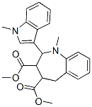 2,3,4,5-Tetrahydro-1-methyl-2-(1-methyl-1H-indol-3-yl)-1H-1-benzazepine-3,4-dicarboxylic acid dimethyl ester|