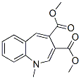 1-Methyl-1H-1-benzazepine-3,4-dicarboxylic acid dimethyl ester Struktur