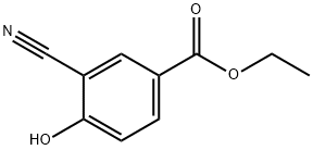3-氰基-4-羟基苯甲酸乙酯,34133-59-0,结构式