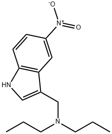 5-Nitro-N,N-dipropyl-1H-indole-3-methanamine Structure