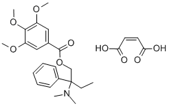 2-(Dimethylamino)-2-phenylbutyl 3,4,5-trimethoxybenzoate maleate Structure