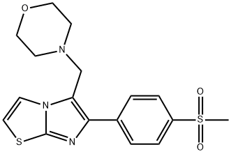 3415-16-5 6-[4-(Methylsulfonyl)phenyl]-5-(4-morpholinylmethyl)imidazo[2,1-b]thiazole