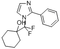 1-(1,1-DIFLUORO-1-CYCLOHEXANOL-1-YL-METHYL)-2-PHENYLIMIDAZOLE Struktur