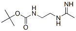 Carbamic acid, [2-[(1-iminoethyl)amino]ethyl]-, 1,1-dimethylethyl ester (9CI) Struktur