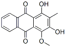1,3-Dihydroxy-2-methyl-4-methoxyanthraquinone,34155-88-9,结构式