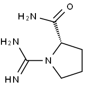 2-Pyrrolidinecarboxamide,1-(aminoiminomethyl)-,(2S)-(9CI) 化学構造式