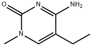 4-Amino-5-ethyl-1-methyl-2(1H)-pyrimidinone Structure