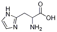 2-amino-3-(1H-imidazol-2-yl)propanoic acid 化学構造式