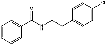 N-[2-(4-クロロフェニル)エチル]ベンズアミド 化学構造式