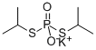 POTASSIUM DI-ISO-PROPYLDITHIOPHOSPHATE, 3419-34-9, 结构式